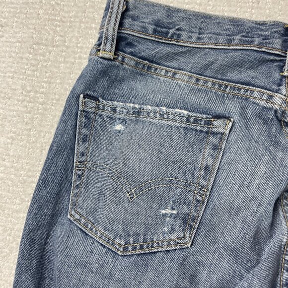 Y2K Grunge Distressed Levi's Size 30 x 32 511 Blue Jeans Faded Punk - Picture 12 of 15